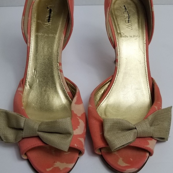 J.Crew peep toe shoes 9 - Picture 4 of 7